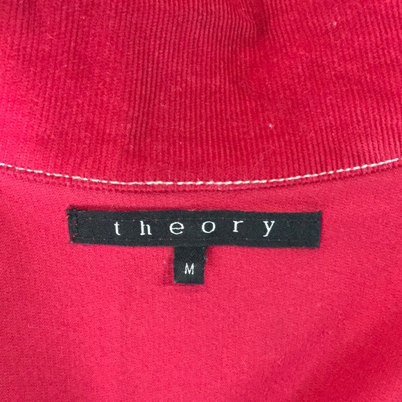 Theory Red Corduroy Jacket - Picture 6 of 6